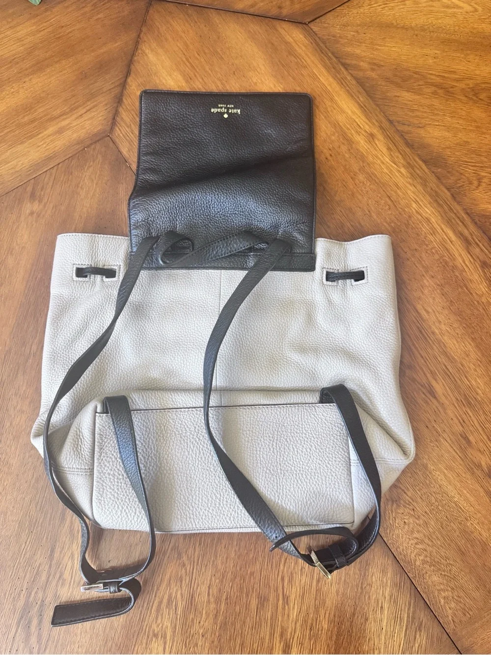 Kate Spade leather backpack purse